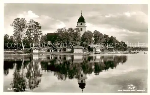 AK / Ansichtskarte Raettvik_Sweden Kyrkan 