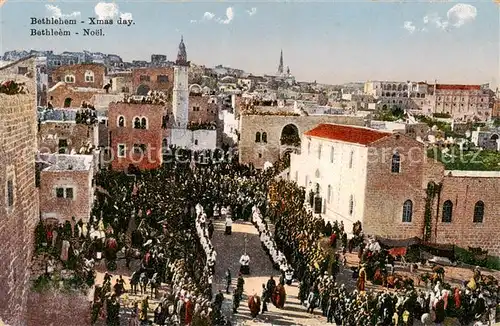 AK / Ansichtskarte Bethlehem_Yerushalayim Weihnachten Bethlehem_Yerushalayim