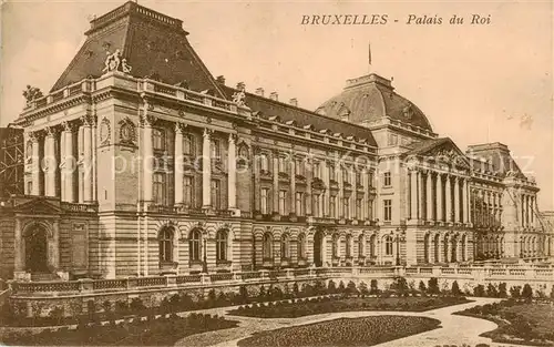 AK / Ansichtskarte Bruxelles_Bruessel Palais du Roi Bruxelles_Bruessel