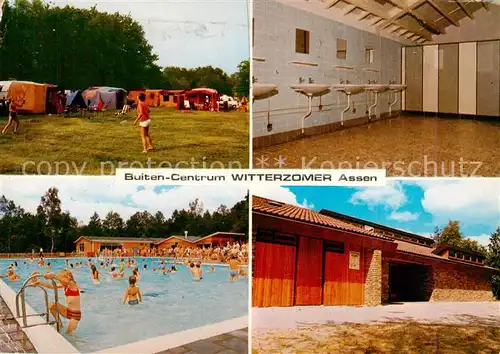 AK / Ansichtskarte Assen_NL Buiten Centrum Witterzomer Campingplatz Waschraum Freibad 