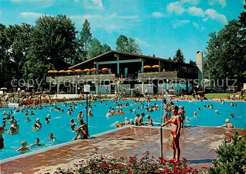 AK / Ansichtskarte Germering_Oberbayern Freibad Germering Oberbayern