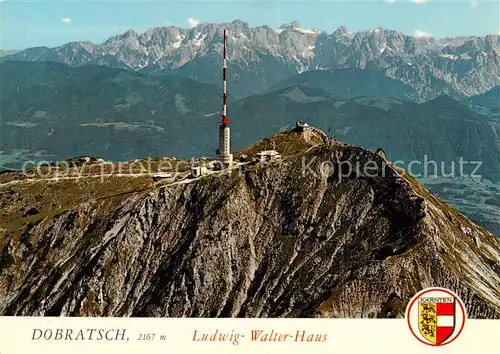 AK / Ansichtskarte Dobratsch_2166m_Kaernten_AT Villager Alpe Ludwig Walter Haus Sendeanlage Julische Alpen 