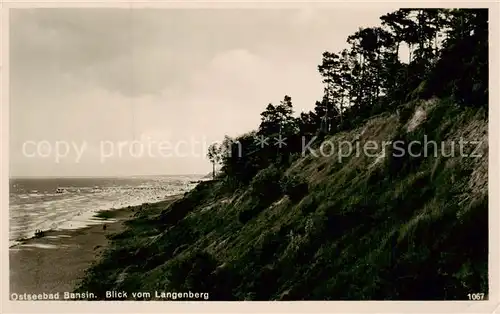 AK / Ansichtskarte Bansin_Ostseebad Blick v. Langenberg Bansin_Ostseebad