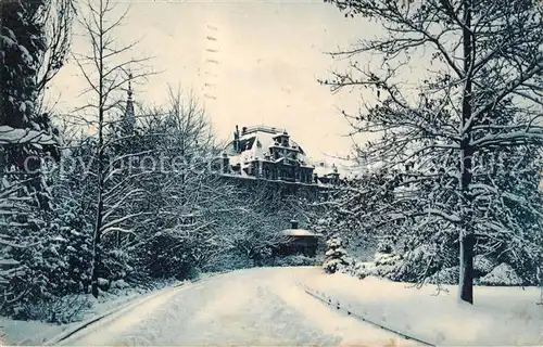 AK / Ansichtskarte Zuerich_ZH Partie im Schnee Zuerich_ZH