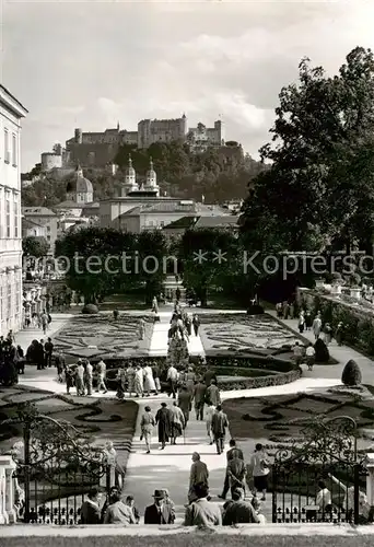 AK / Ansichtskarte Salzburg__AT Mirabellgarten 