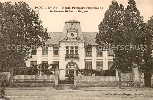 AK / Ansichtskarte Pontlevoy Ecole Primaire Superieure de Jeunes Filles   Facade Pontlevoy