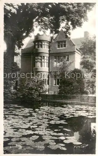 AK / Ansichtskarte Cambridge__UK_Cambridgeshire Emmanuel College 