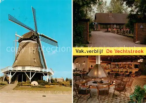 AK / Ansichtskarte Rheeze Hardenberg_NL Vakantieverblijf De Vechtstreek Gaststaette Windmuehle 