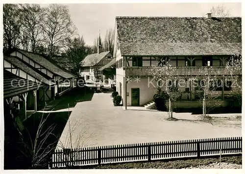 AK / Ansichtskarte Exposition_Zuerich_ZH Doerfli mit Gemeindehaus 