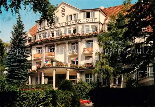 AK / Ansichtskarte Bad_Mergentheim Sanatorium Hohenlohe Bad_Mergentheim