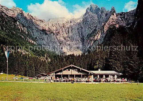 AK / Ansichtskarte Berchtesgaden Berggasthof Cafe Scharitzkehlalm Hoher Goell Kehlstein Alpen Berchtesgaden