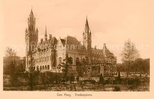 AK / Ansichtskarte Den_Haag_La_Haye_NL Vredespaleis Friedenspalast 