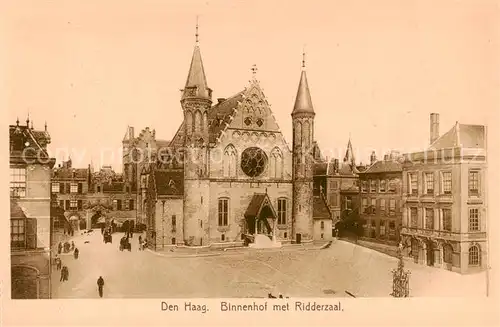 AK / Ansichtskarte Den_Haag_La_Haye_NL Binnenhof met Ridderzaal 