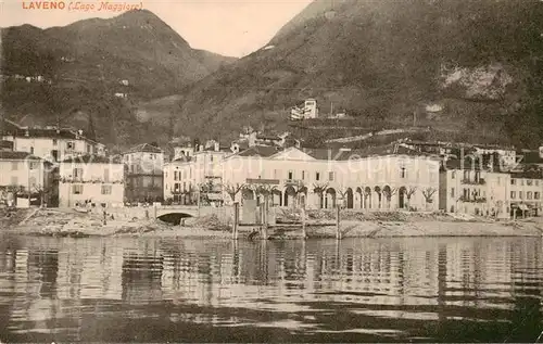 AK / Ansichtskarte 73794112 Laveno_Piemonte_IT Teilansicht m. Lago Maggiore 