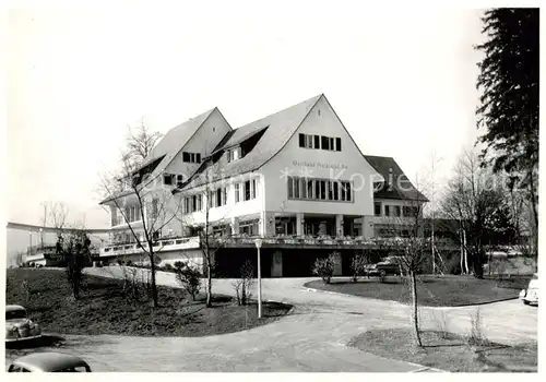 AK / Ansichtskarte Halbinsel_Au_ZH Landgasthof am Zuerichsee 