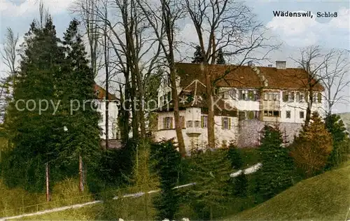 AK / Ansichtskarte Waedenswil_Waedensweil_ZH Schloss Aussenansicht 