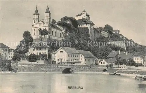 AK / Ansichtskarte Aarburg_AG Teilansicht m. Kirche Feldpost Aarburg_AG