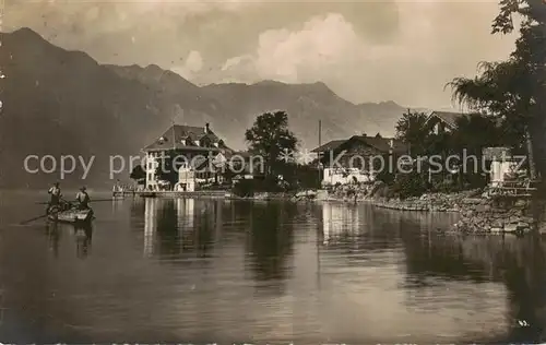 AK / Ansichtskarte Iseltwald Teilansicht am Brienzersee Iseltwald