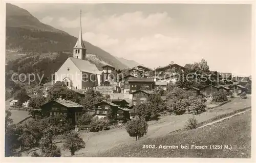 AK / Ansichtskarte Aernen Fiesch_VS Totalansicht 