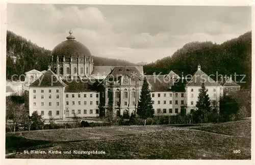 AK / Ansichtskarte 73794778 St_Blasien Kirche und Klostergebaeude St_Blasien