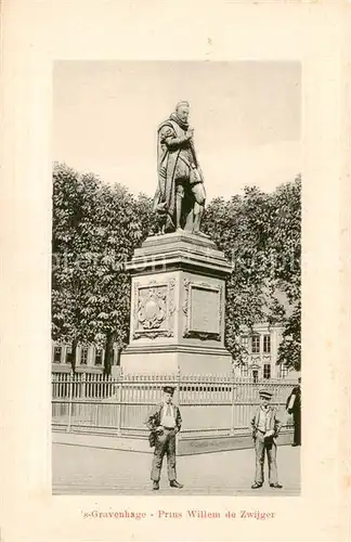 AK / Ansichtskarte 73794841 S-Gravenhage_Den_Haag_NL Prins Willem de Zwijger Denkmal 