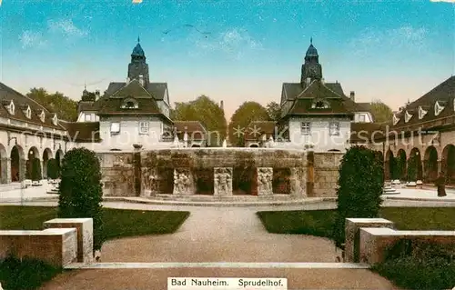 AK / Ansichtskarte 73794863 Bad_Nauheim Sprudelhof Feldpost Bad_Nauheim