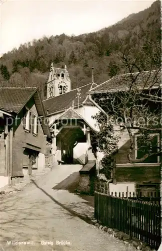 AK / Ansichtskarte Wilderswil_Wilderswyl_BE Gsteig Bruecke 