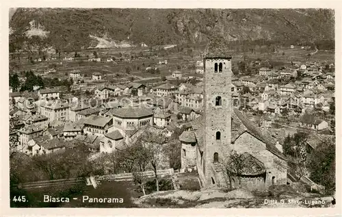 AK / Ansichtskarte Biasca_TI Panorama 