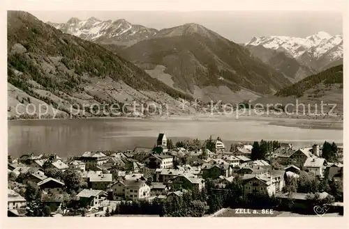 AK / Ansichtskarte 73795288 Zell_See_AT Panorama mit den Tauern 