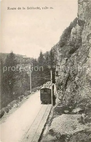 AK / Ansichtskarte La_Schlucht_88_Gerardmer_Vosges Route de la Schlucht 