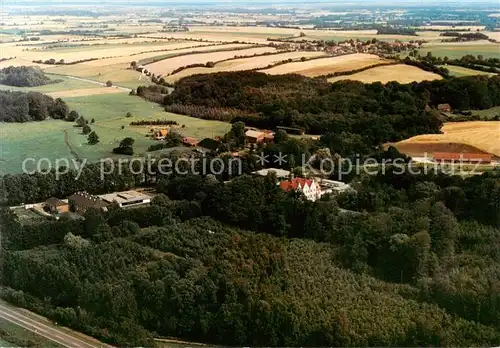 AK / Ansichtskarte 73795405 Travenbrueck Benediktiner Priorat St Ansgar Nuetschau Fliegeraufnahme Travenbrueck