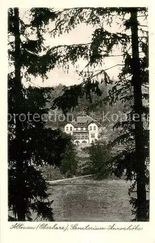 AK / Ansichtskarte 73795476 Altenau_Harz Sanatorium Annenhoehe Altenau Harz