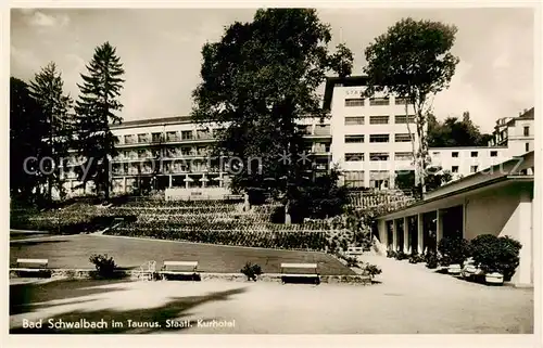 AK / Ansichtskarte 73795493 Bad_Schwalbach Staatl Kurhotel Bad_Schwalbach