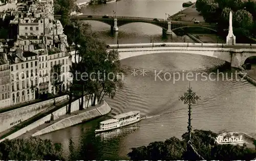 AK / Ansichtskarte Paris_75 Pont de la Tournelle Pont Sully et la Cite 