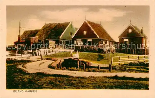 AK / Ansichtskarte 73795551 Marken Wohnhaeuser auf dem Eiland Marken