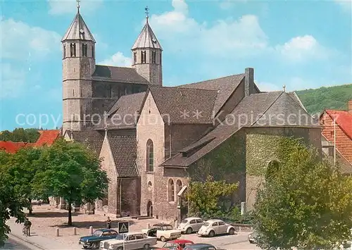 AK / Ansichtskarte 73795817 Bad_Gandersheim Stiftskirche Bad_Gandersheim