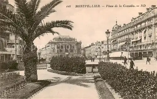 AK / Ansichtskarte Montpellier_Herault Place de la Comedie Montpellier Herault