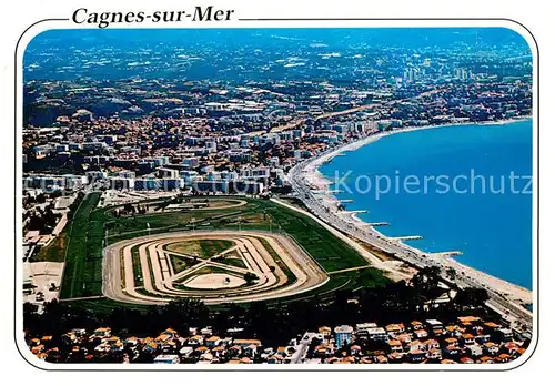 AK / Ansichtskarte Cagnes sur Mer_06 Vue aerienne Hippodrome de la Cote d Azur 