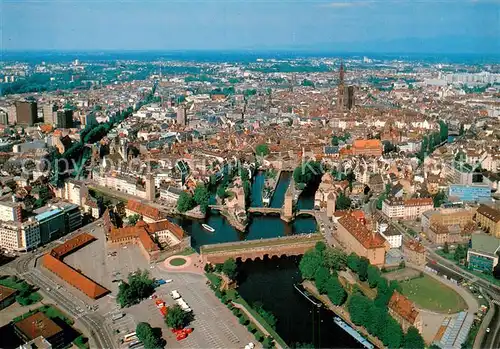 AK / Ansichtskarte Strasbourg_67_Alsace Vue aerienne 