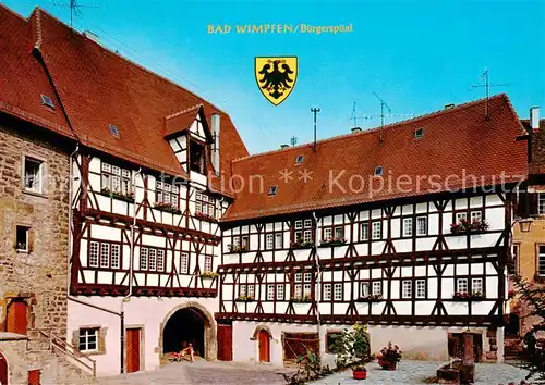 AK / Ansichtskarte 73795992 Bad_Wimpfen Buergerspital Bad_Wimpfen