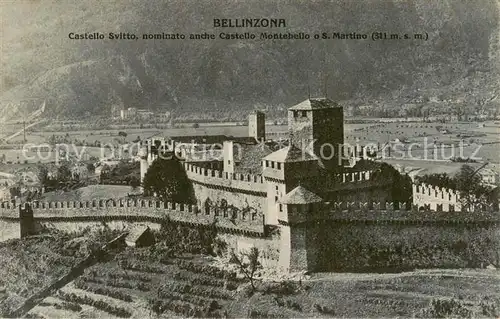 AK / Ansichtskarte Bellinzona Castello Svitto Bellinzona