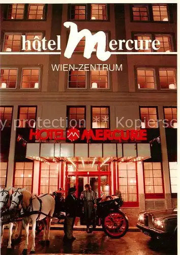 AK / Ansichtskarte 73796592 Wien_AT Hotel Mercure Fiaker 