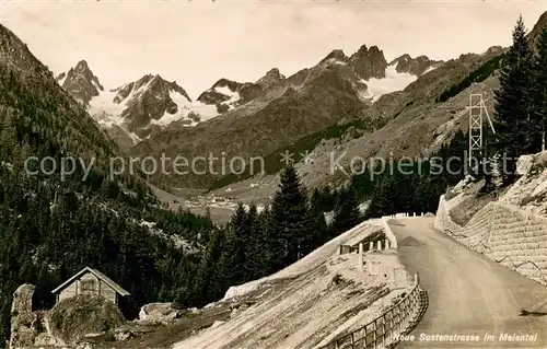 AK / Ansichtskarte Sustenstrasse im Meiental Alpen Sustenstrasse