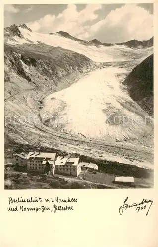 AK / Ansichtskarte 73797233 Berlinerhuette_2040_Zillertal_AT mit Hornkees und Hornspitzen 