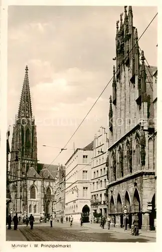 AK / Ansichtskarte 73797370 Muenster_Westfalen Prinzipalmarkt Muenster_Westfalen