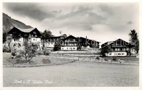 AK / Ansichtskarte Lenk_Simmental Chalets Lenk Lenk Simmental