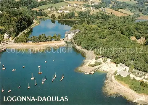 AK / Ansichtskarte Logonna Daoulas_29_Finistere Centre Nautique Moulin Mer Vue aerienne 