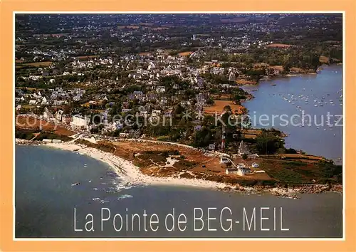 AK / Ansichtskarte Fouesnant Beg Meil La plage des Dunes Vue aerienne Fouesnant