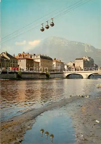 AK / Ansichtskarte Grenoble_38 Isere le telepherique de la Bastille et la Moucherotte 