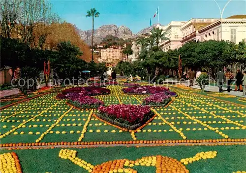 AK / Ansichtskarte Menton_06 Fetes du Citron Les Jardins Boves decores 